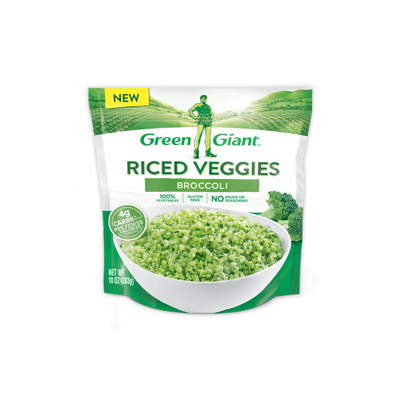 Riced broccoli